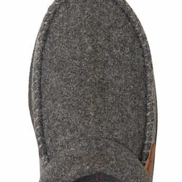 New Mens Cushioned Dearform Slippers  Gray - Picture 5 of 12